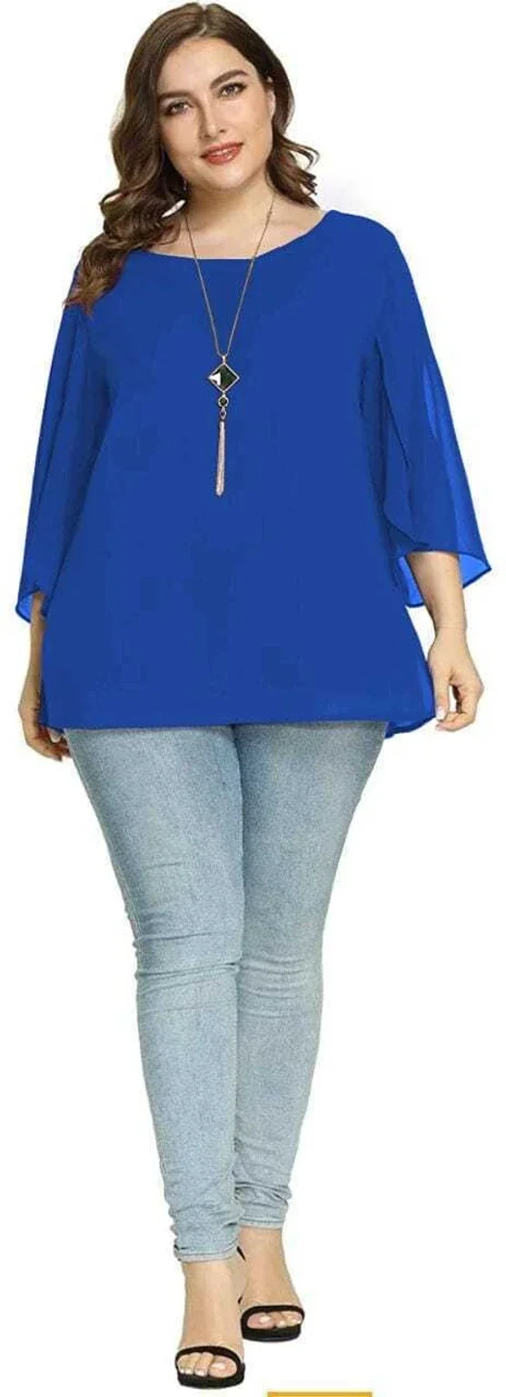Women's Solid Maroon Long Sleeve Top | Stylish Casual Loose Fit Women's Top