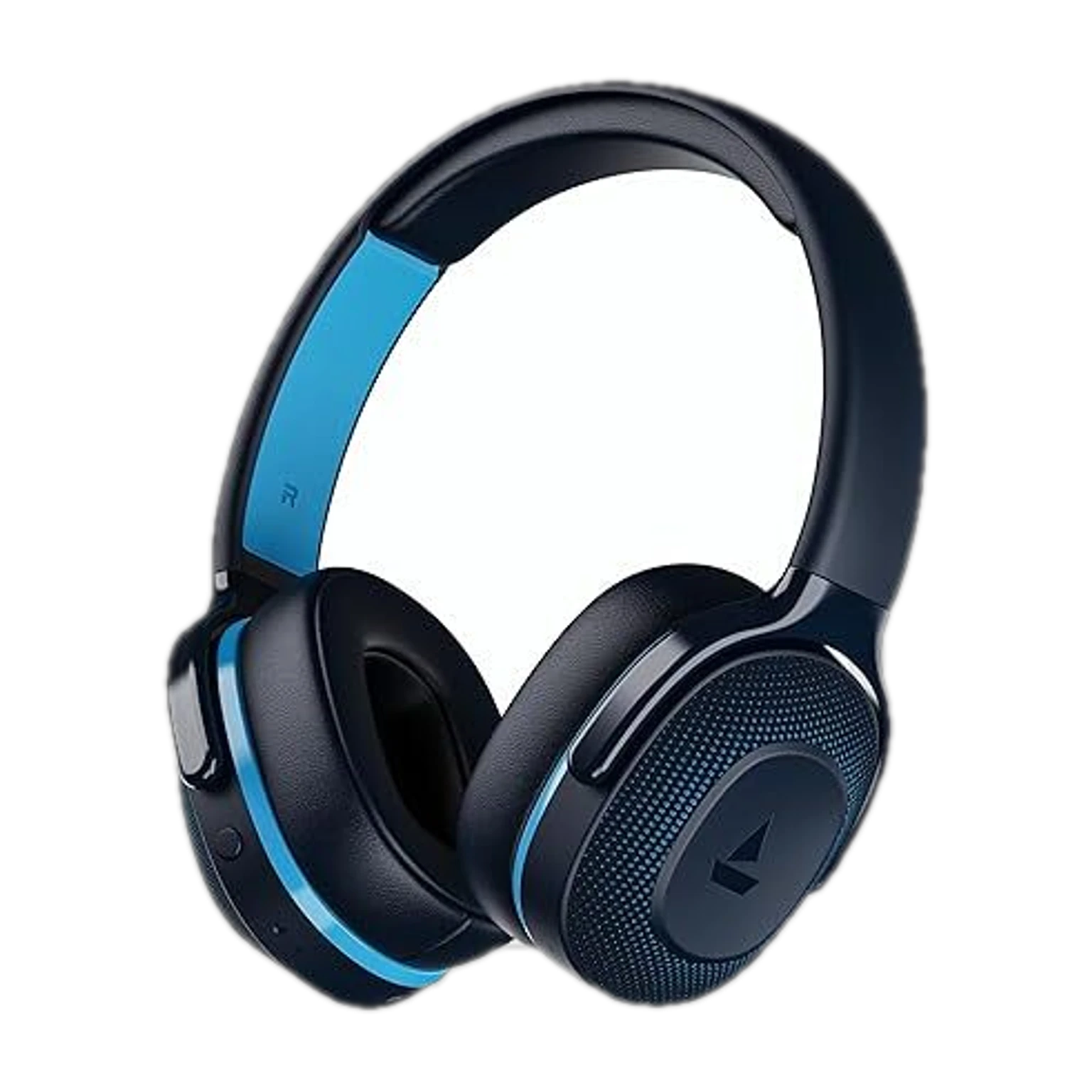 Ocean blueover-ear headphones with cushioned ear cups, padded headband, and stylish gaming-inspired design for music, gaming, and entertainment.
